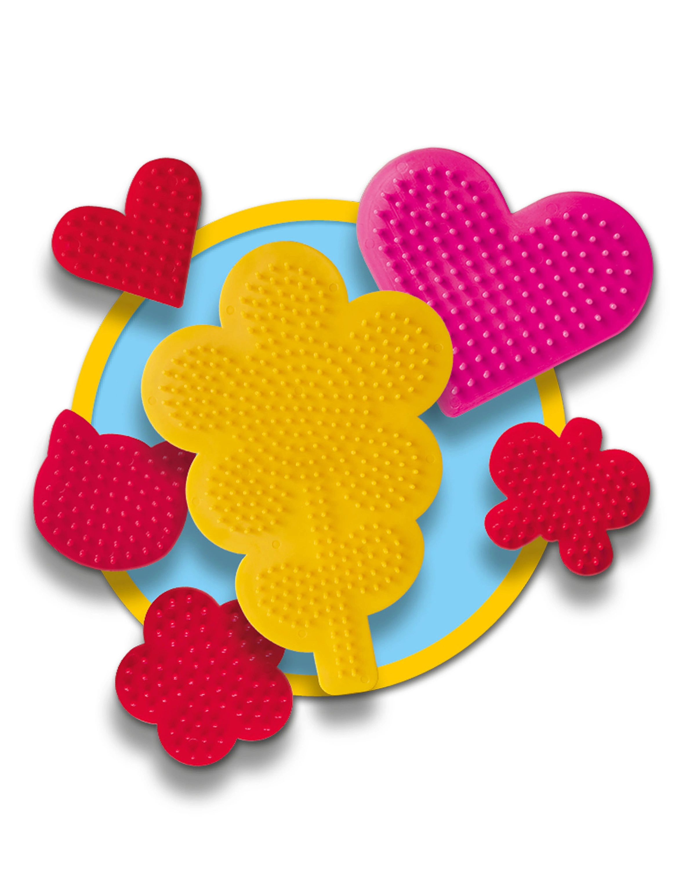 Bügelperlen-Set BLUMENLIEBE PARFÜM mit Stecktafel