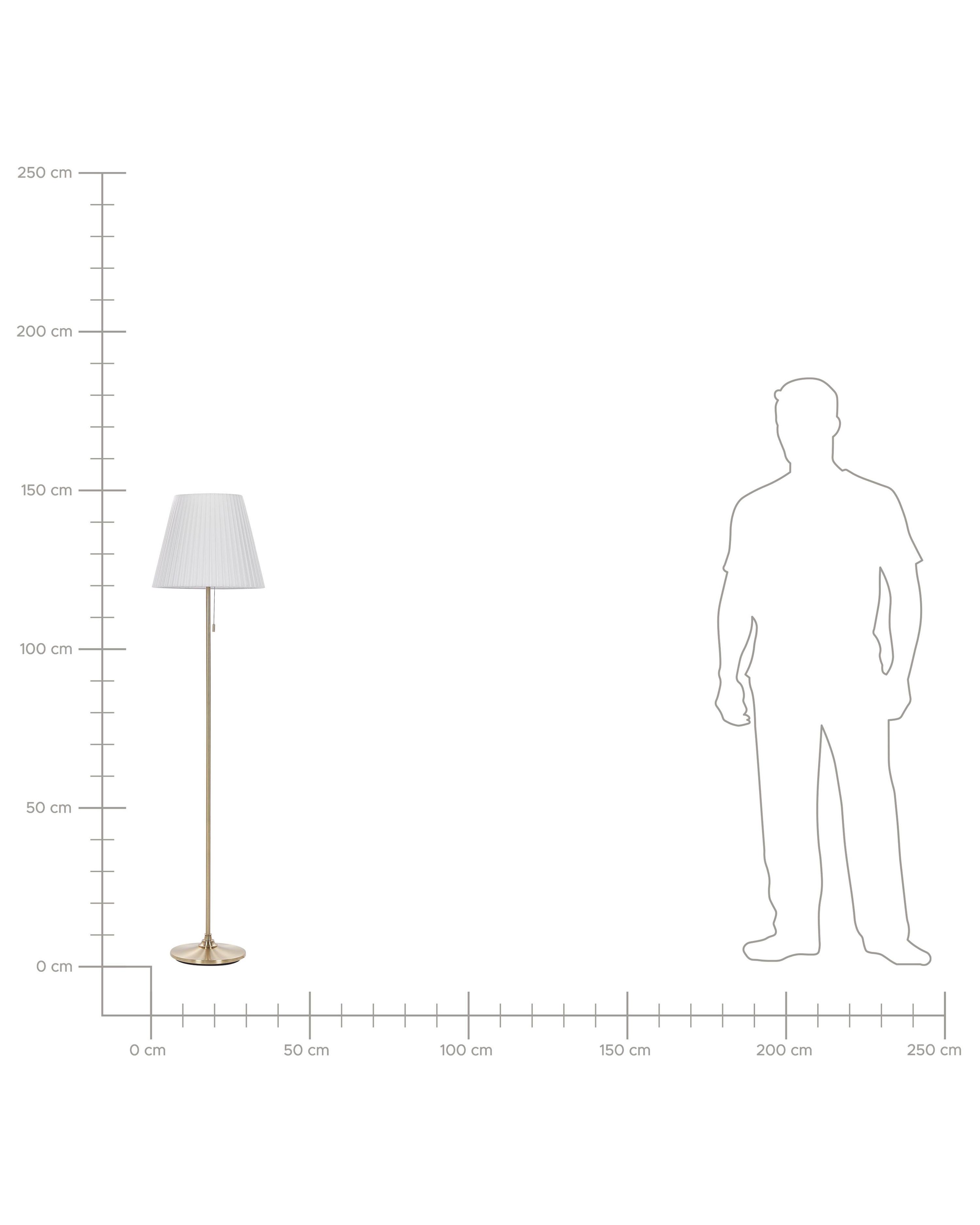 Staande lamp TORYSA Metaal Messing