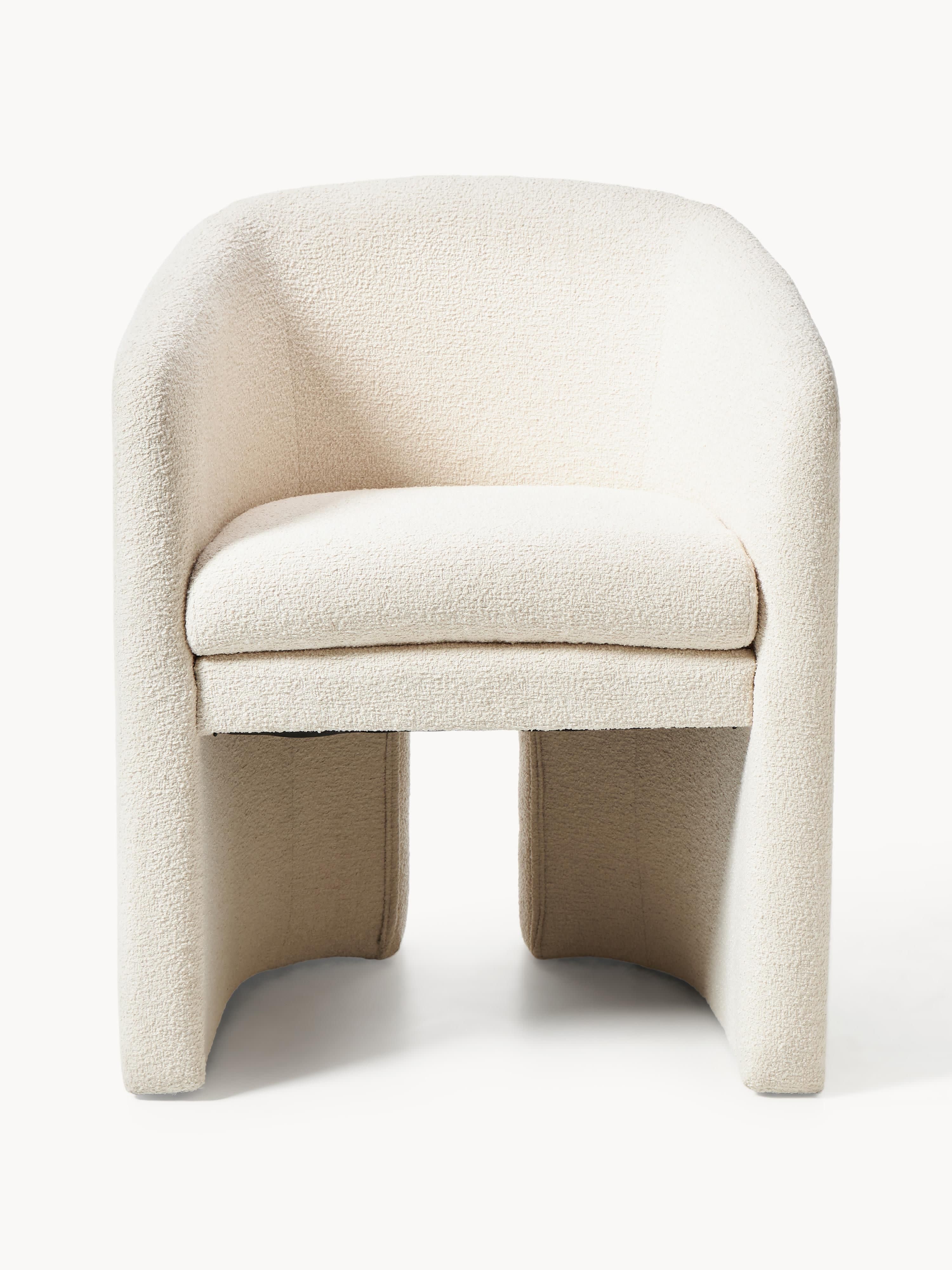 Bouclé armstoel Mairo