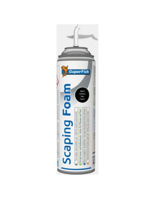Superfish Scaping Foam - Lijm-Kit - 375 ml Zwart