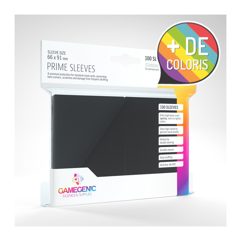 Gamegenic - 100 Prime Sleeves - 66x91