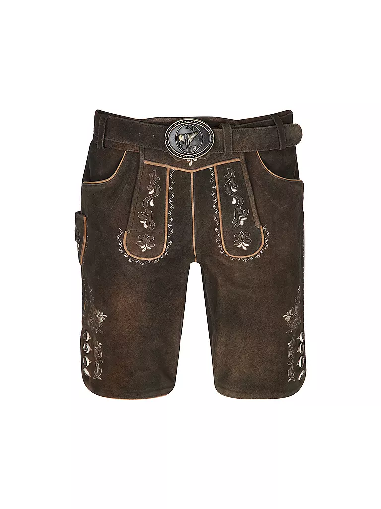 GWEIH & SILK Lederhose LEO braun