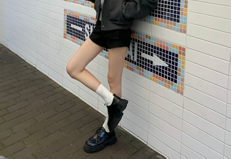Miss Kekeli - Effen enkelrijs honkbaljack / hoodie met rits