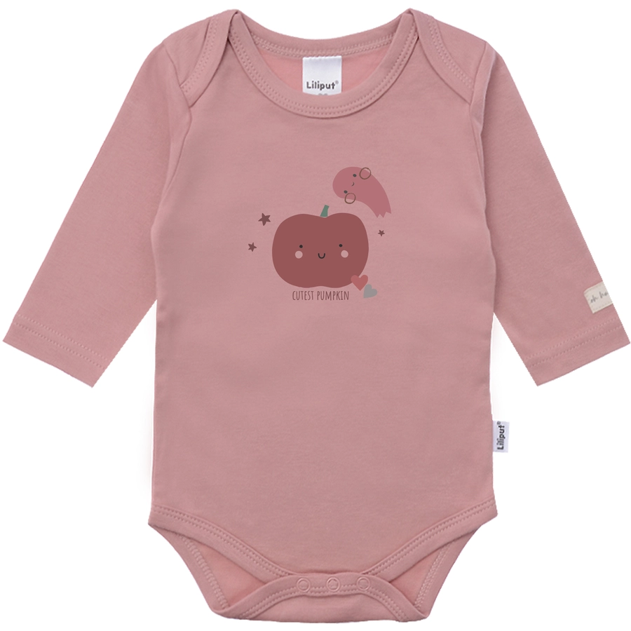 Liliput Langarm-Body Cutest Pumpkin rosa