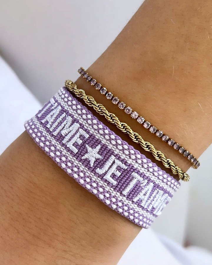 DARK Woven Friendship Bracelet \
