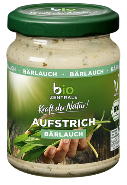 Biozentrale Aufstrich Bärlauch 125g MHD:7.1.27
