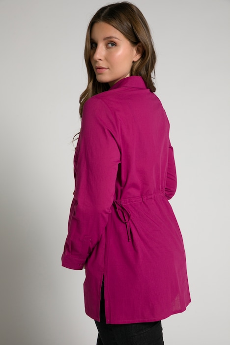 Bellieva-Bluse, Still-Funktion, Taillenband, Biobaumwolle, GOTS