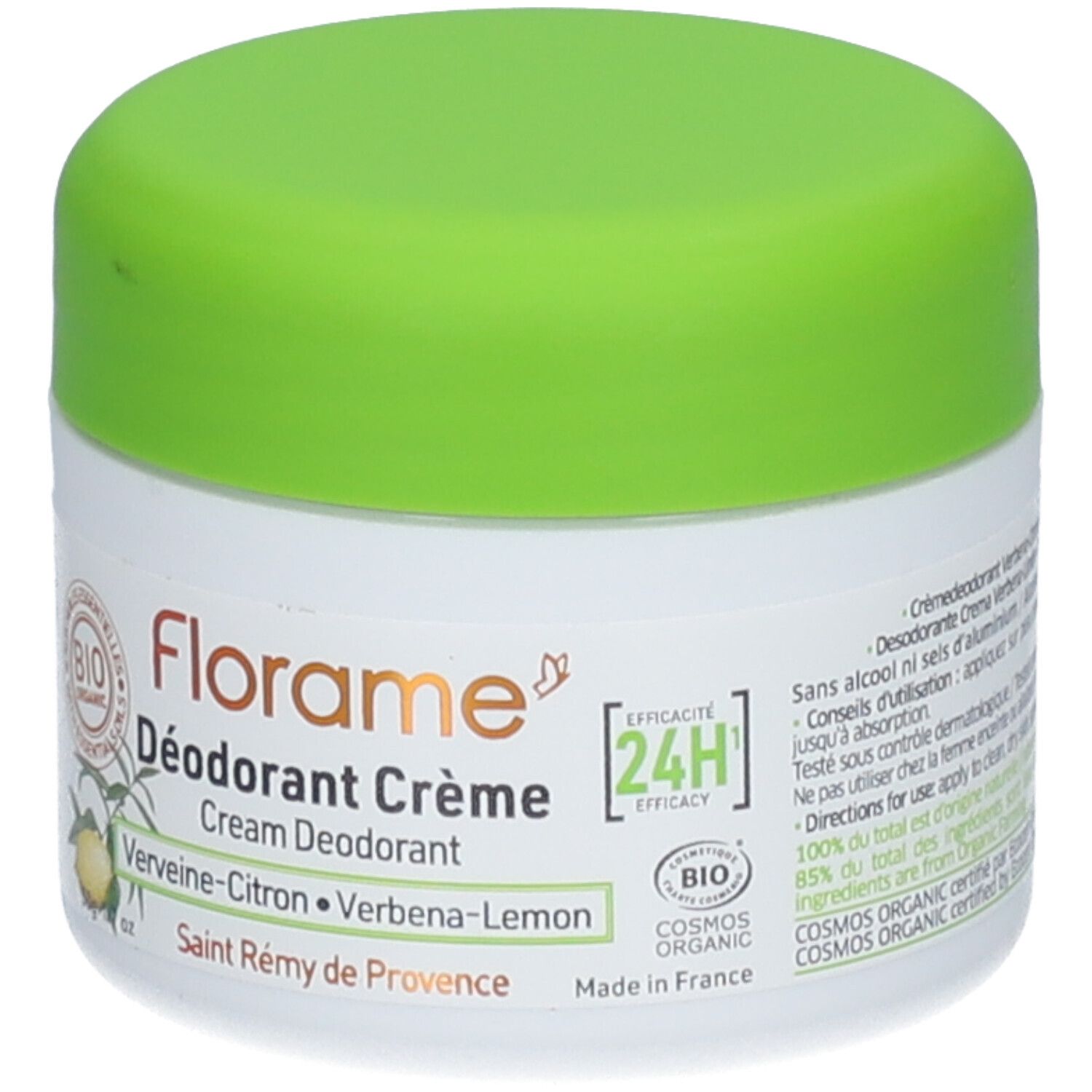 Florame Deodorant Creme Zitronenverbene Bio