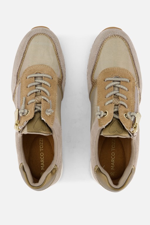 Marco Tozzi Sneakers taupe Synthetisch
