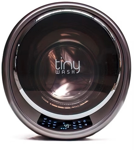 tinyWASH WT-1-EU Waschtrockner silbergrau/chrom