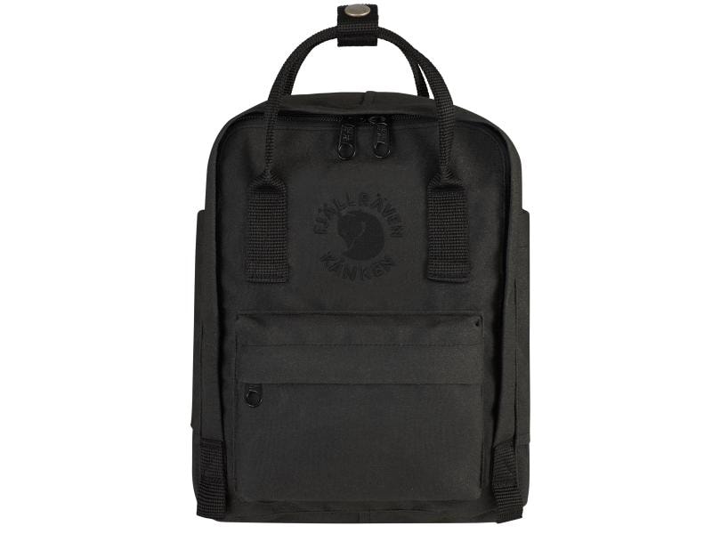 Fjällräven Freizeitrucksack Re-Kanken Mini 7 l, Schwarz Unisex Rucksack