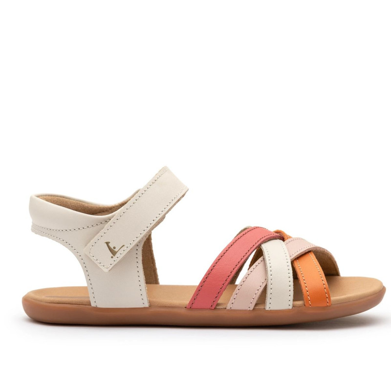 Tip Toey Joey Tip Toey Joey Kidos Criss Cross Tapioca Tangerine Coral Matte