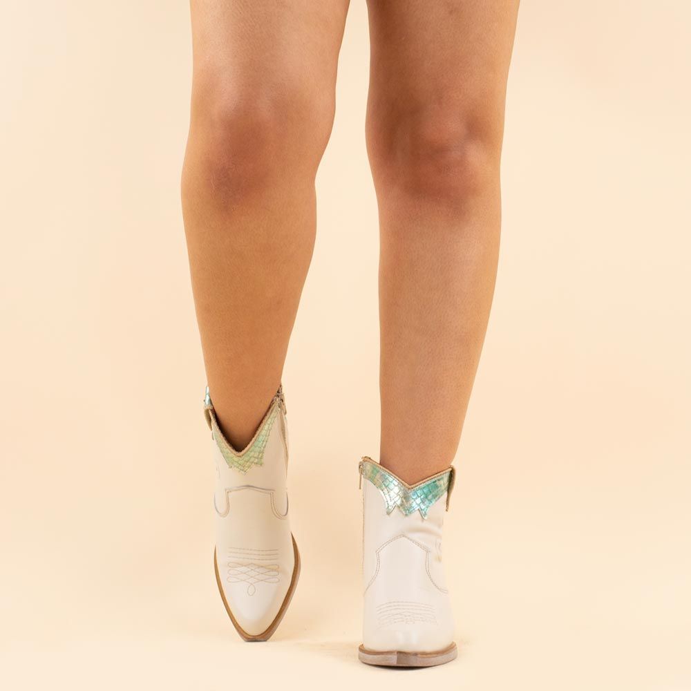 Nemonic 2280 enkellaarsjes offwhite