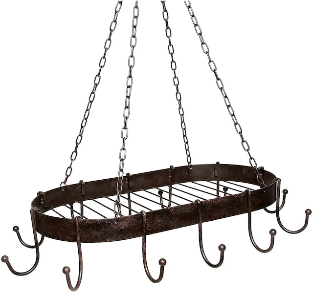 Ambiente Haus Hängekorb »Eisen Topfhänger - antikbraun 57cm«