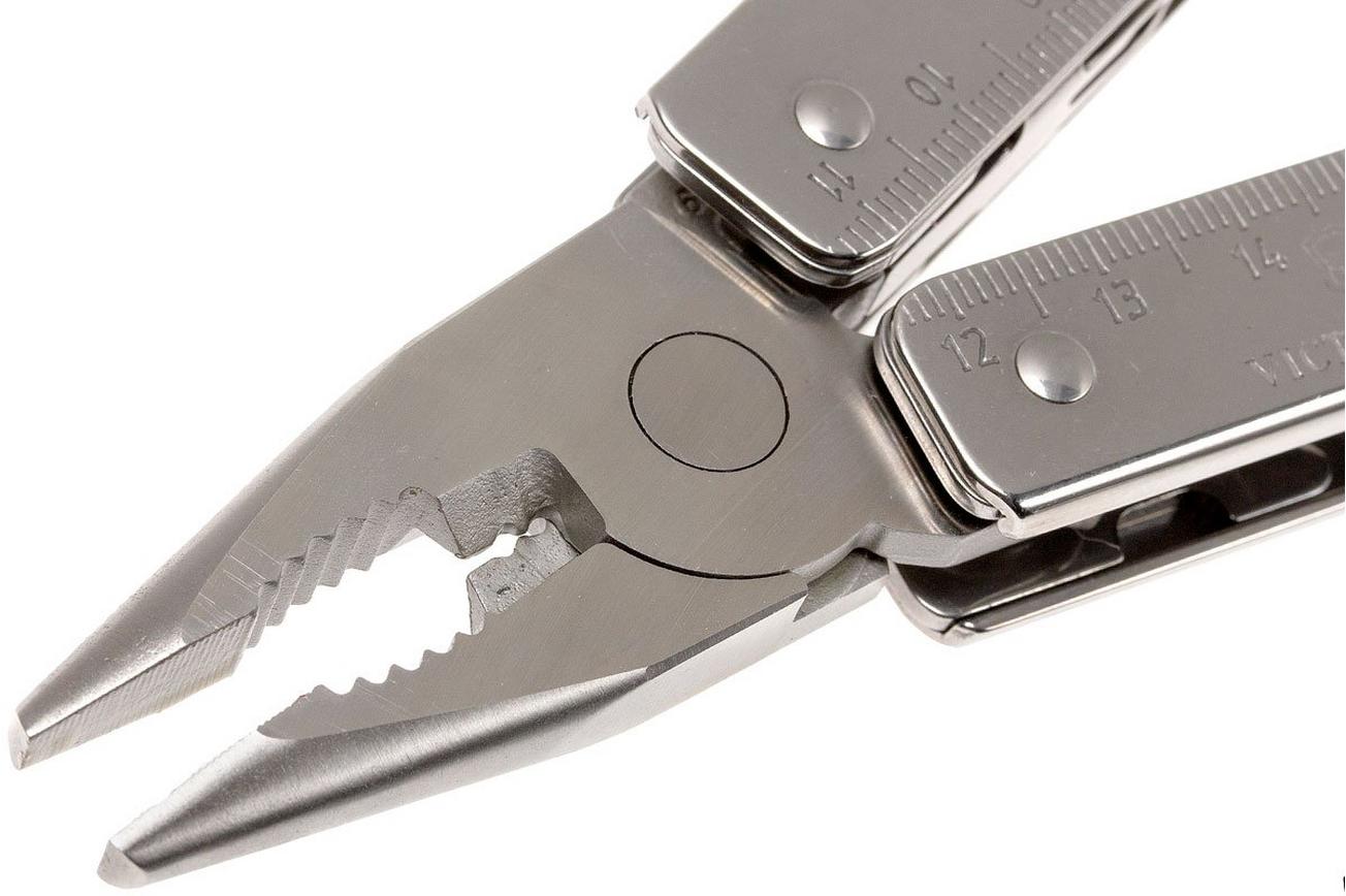 Victorinox SwissTool X Plus 3.0339.L multitool met ratel, lederen foedraal
