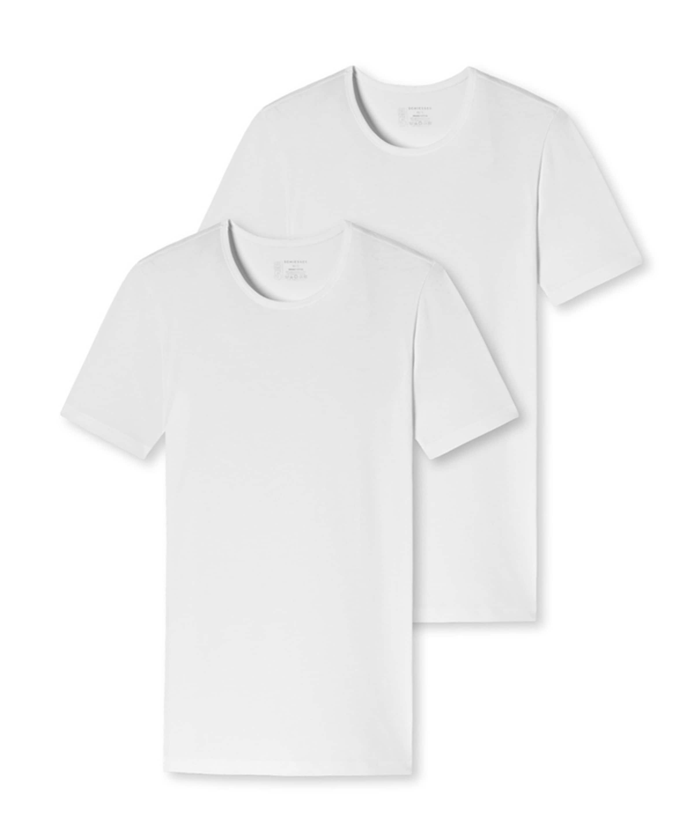 Schiesser Heren T-shirt wit
