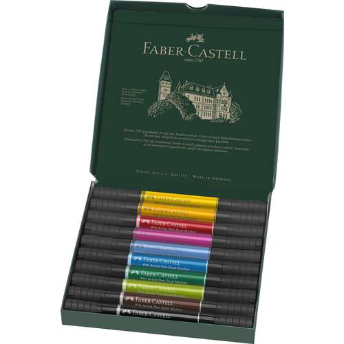 FABER-CASTELL Pitt Artist Pen Dual Marker im Kartonetui