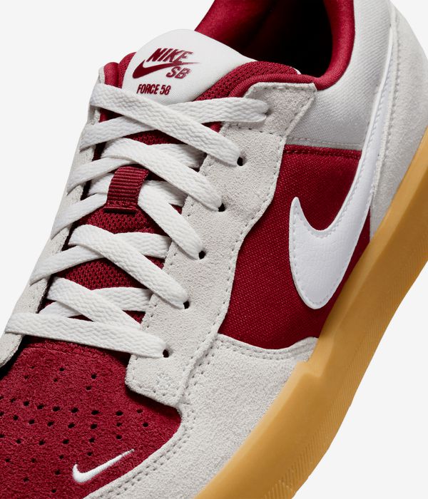 Nike SB Force 58 Schuh (team red white)
