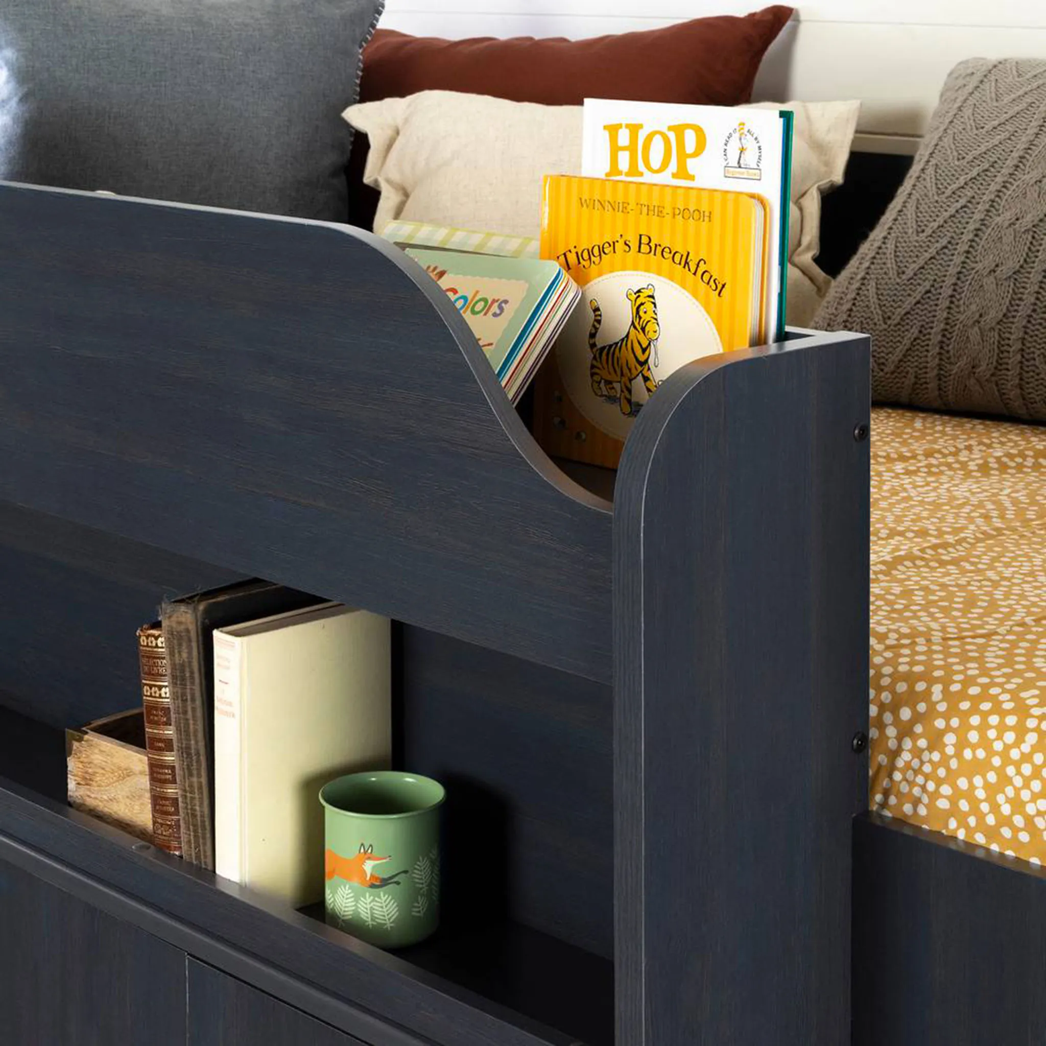 South Shore Lit Mezzanine avec Bureau Asten - Myrtille