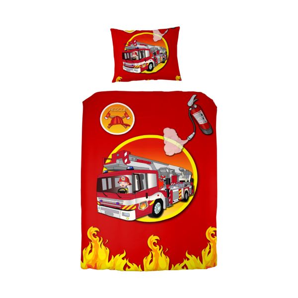 Vipack Brandweer Dekbedovertrek 140 x 200 cm