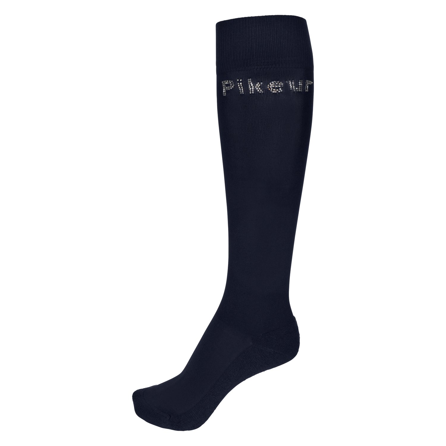 PIKEUR Kniestrümpfe mit Rhinestuds - navy