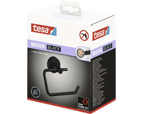 Toiletrolhouder Tesa MOON BLACK mat zwart 40560-00000-00
