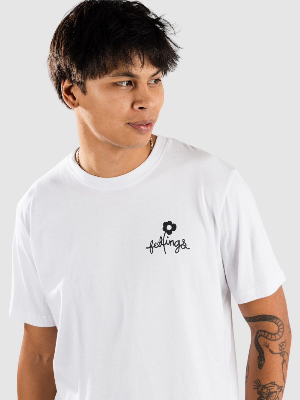 And Feelings Block T-Shirt white