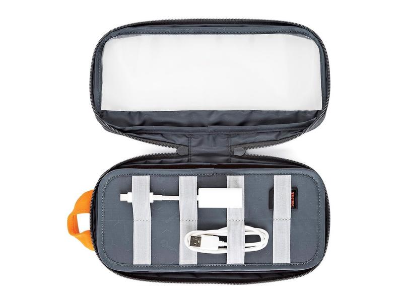 Lowepro Kameratasche GearUp Pouch Medium (GRL) Grau Reisetasche und Organizer für digitale Geräte, Kabel und Zubehör