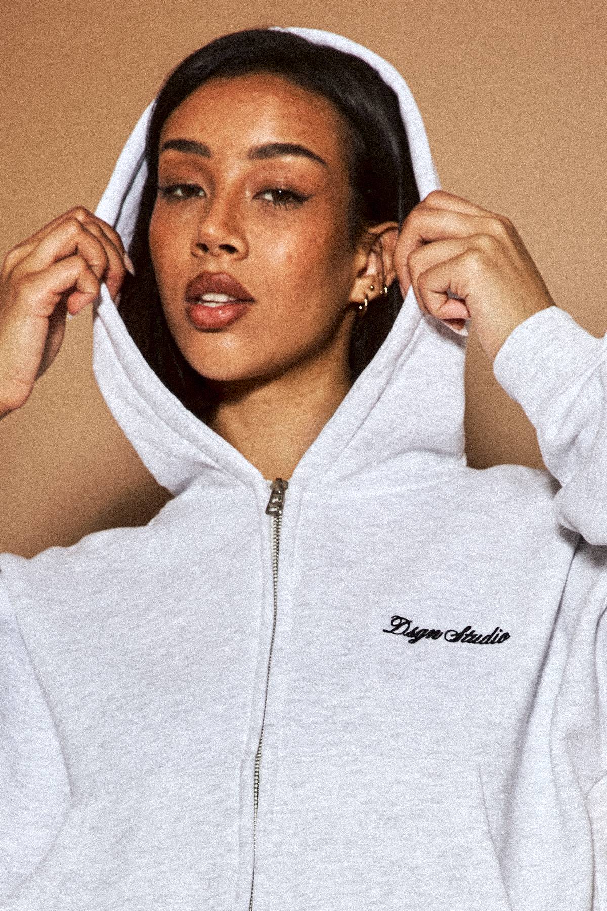 Sweat À Casynthétiqueche Zippé Boxy Dsgn Studio