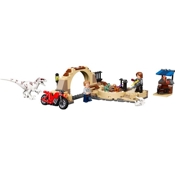 Poursuite en moto de l’Atrociraptor LEGO Jurassic World 76945