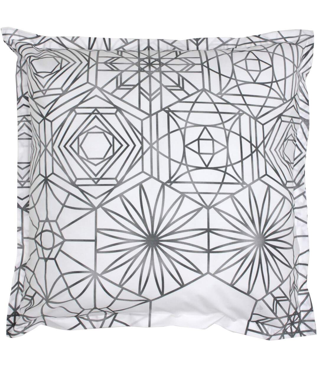 Parure de lit 260x240 cm percale coton GABRIELLE jaune champagne