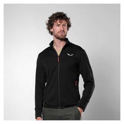 Polaire Homme Salewa Puez Waffle Hybrid Noir
