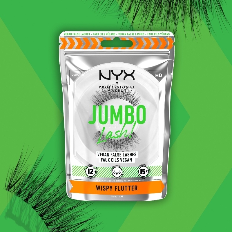 NYX Prof. Makeup Jumbo Lash! Vegan False Lashes 10 gr.- 03 Wispy Flutter