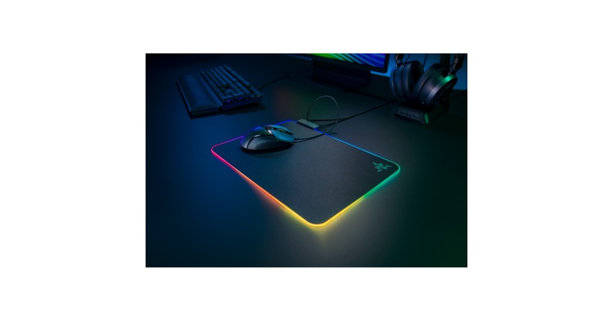 RazerFirefly V2 gaming muismat  (Zwart, RGB leds)