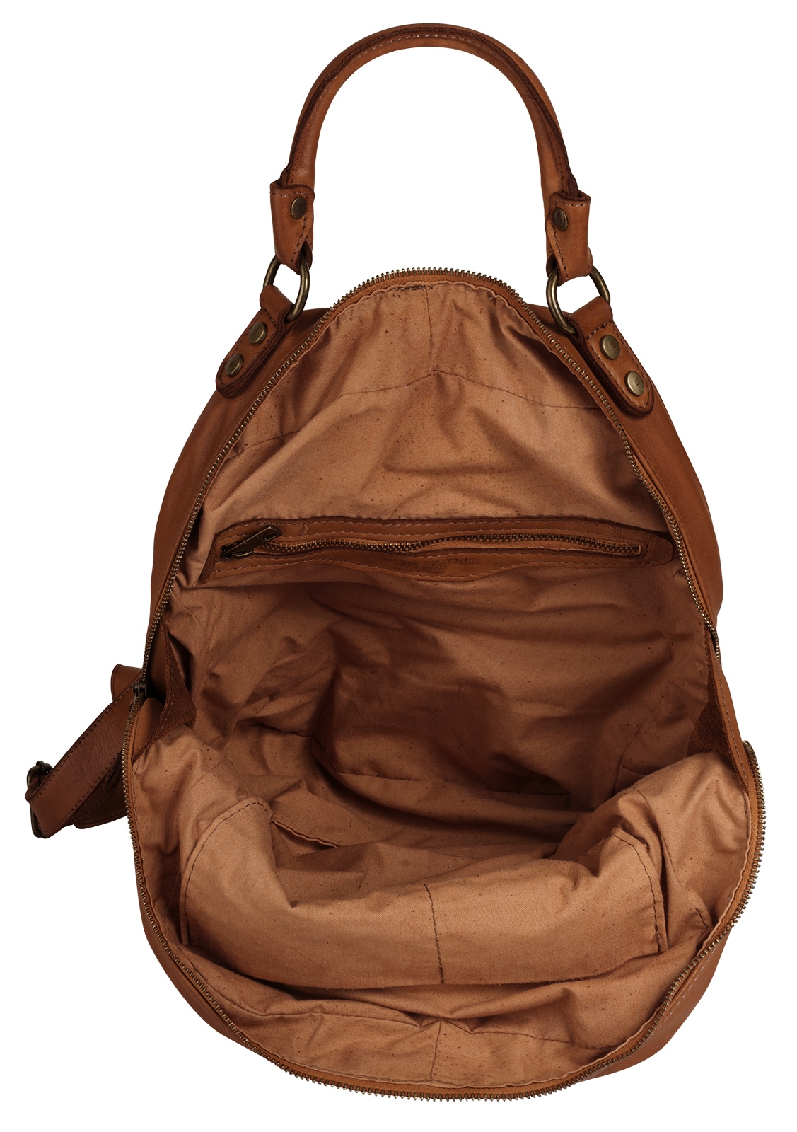 Samantha Look Cityrucksack echt Leder, Made in Italy