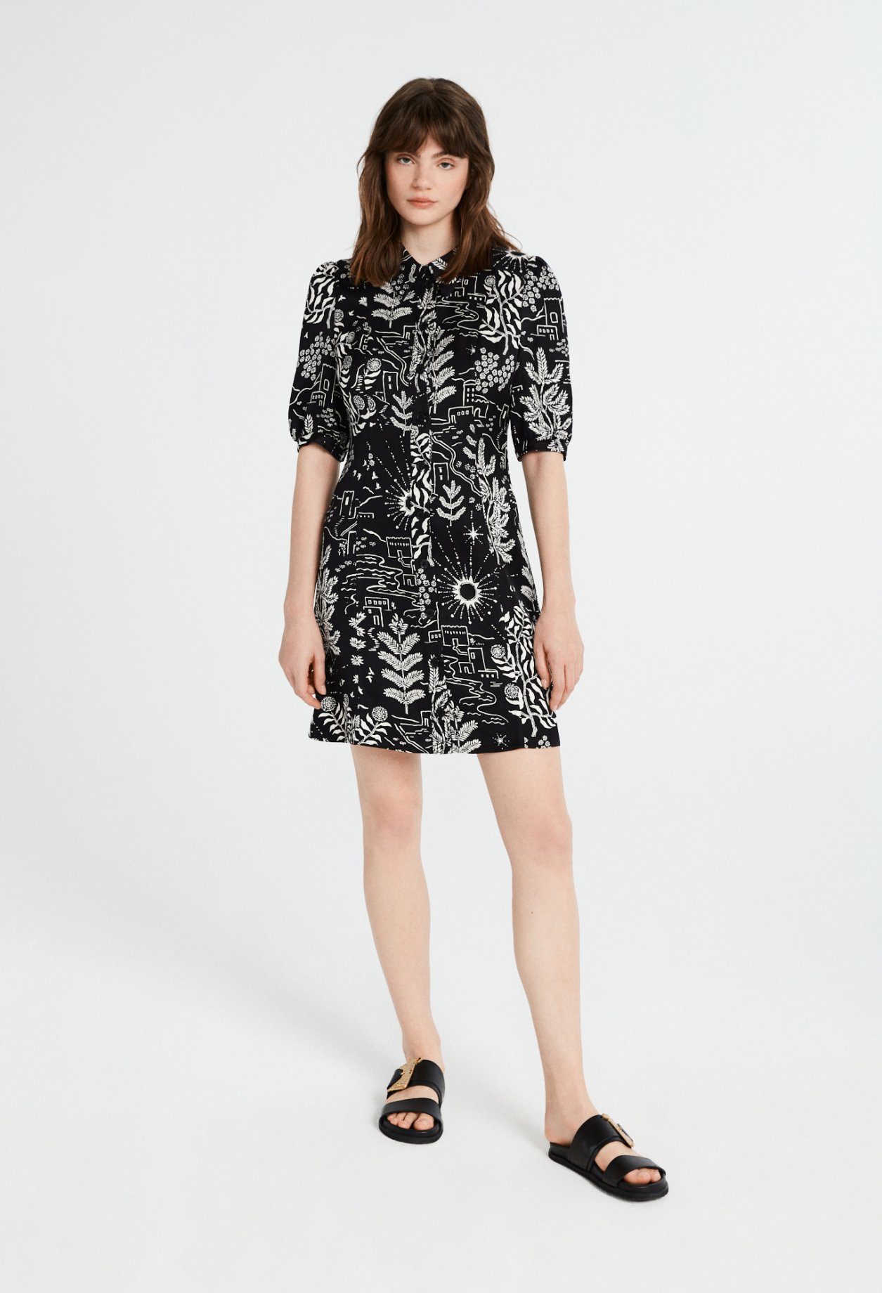 Robe &agrave; motifs