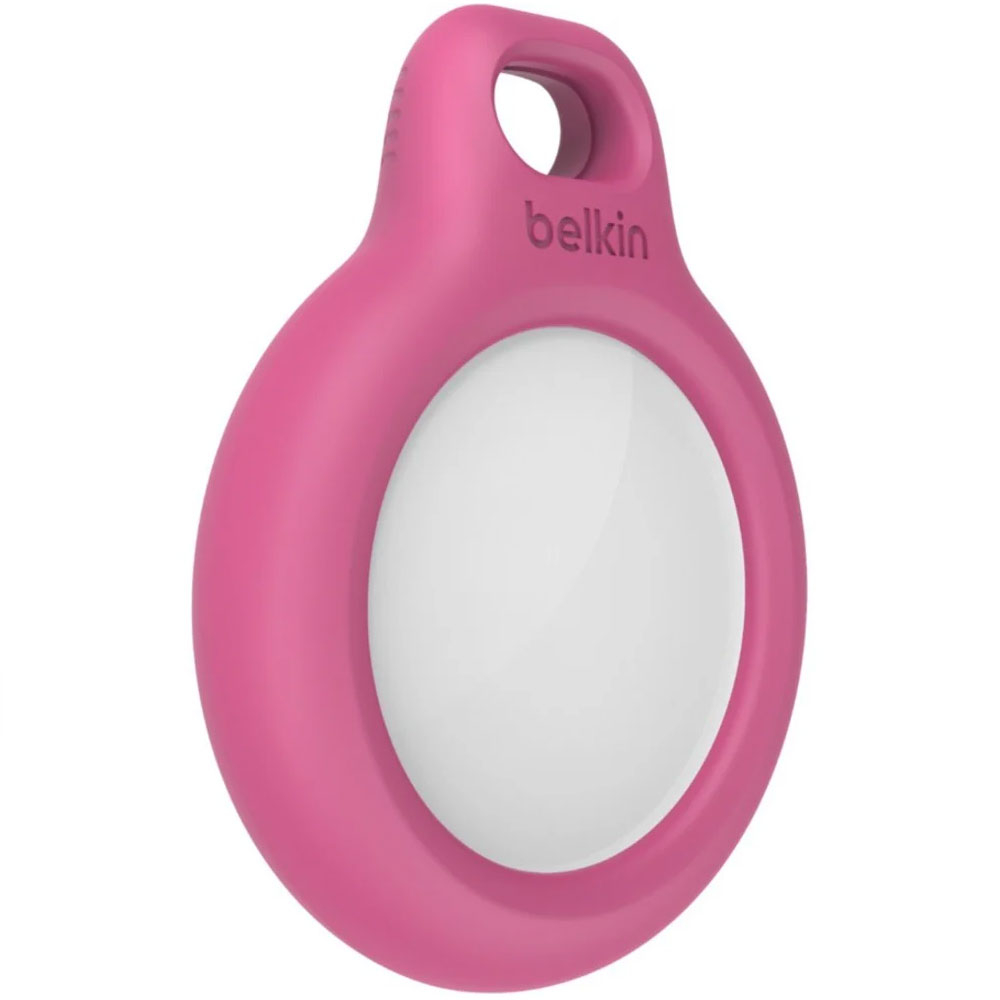 Apple AirTag Anhänger Hardcase Hülle Schlüsselanhänger   Schlüsselring (F8W973BTPNK) - Pink