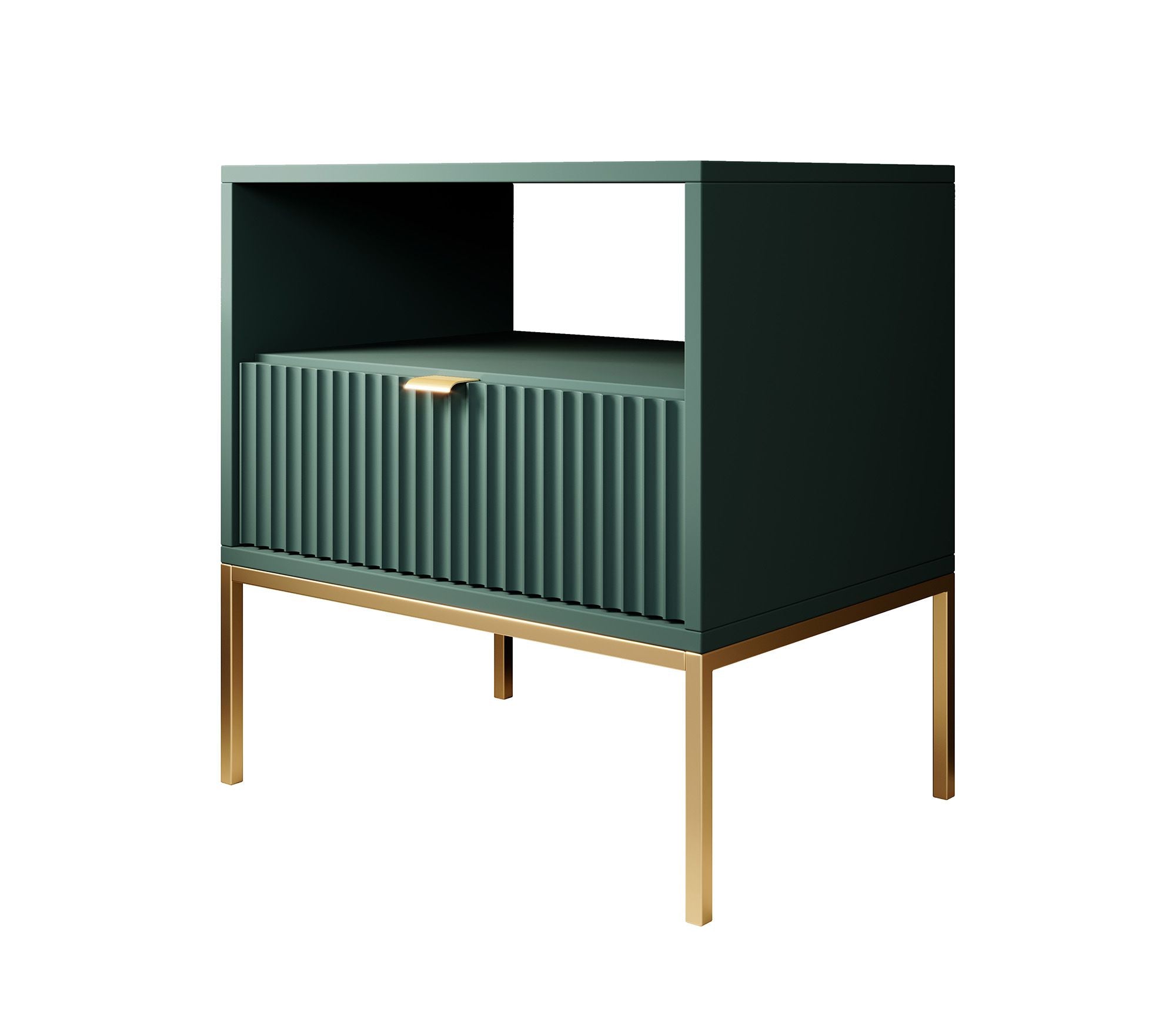 Navil 2 - Nachtkastje - Groen - 54x39x56 cm