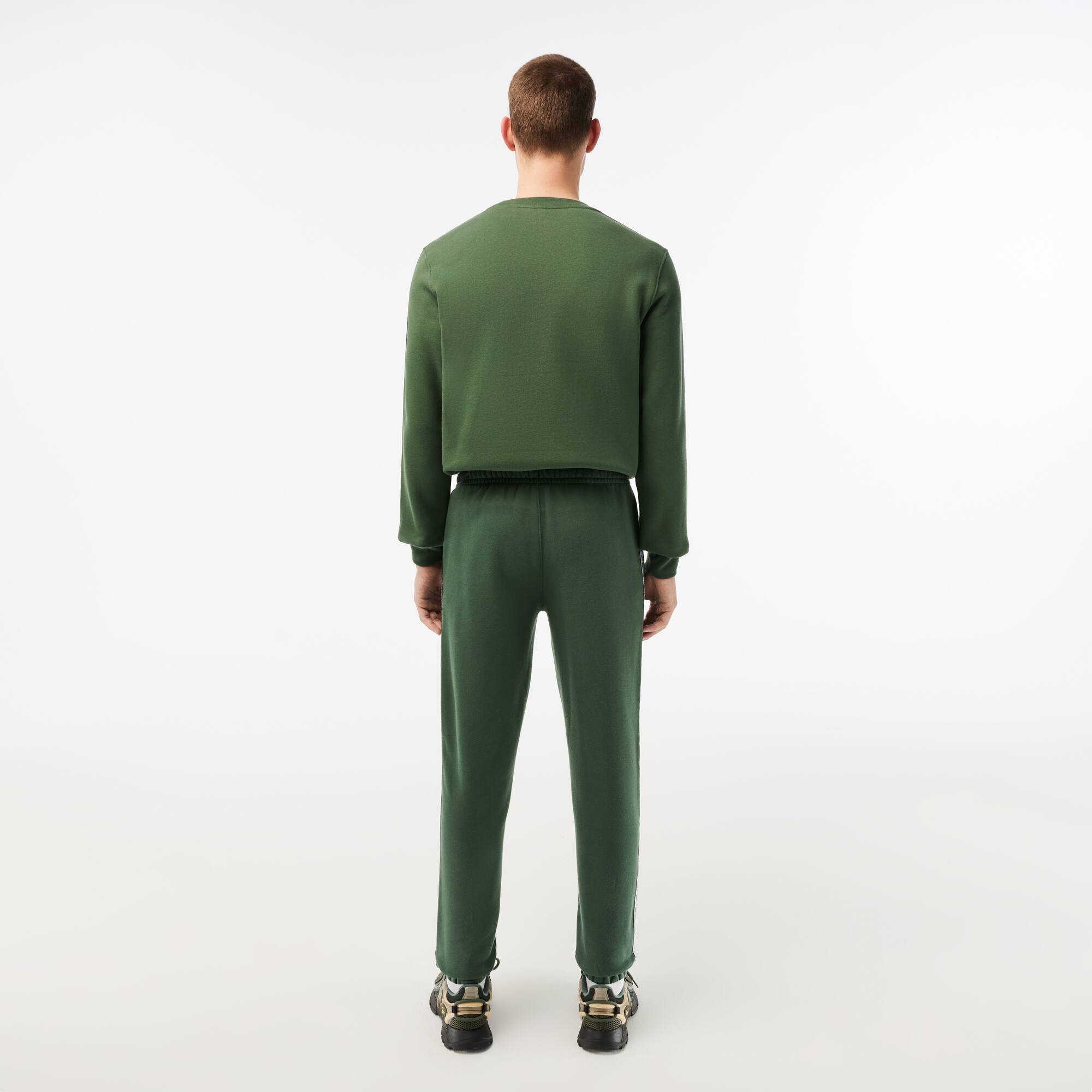 Herren LACOSTE Jogger Trainingshose mit Logostreifen Trainingshosen - Grün - Lacoste - Herren
