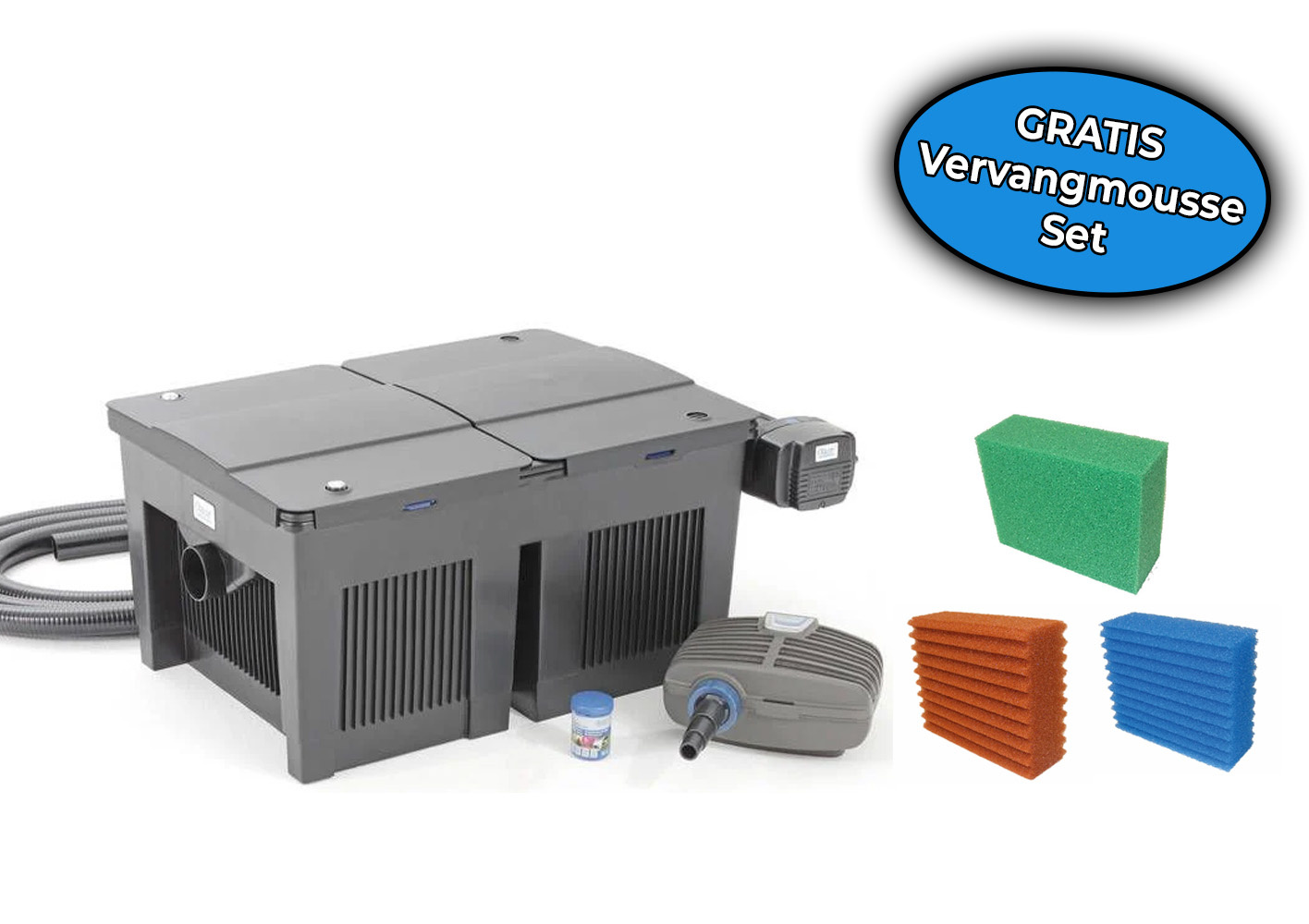 Oase BioSmart Set 24000   Gratis Vervangmousse Set