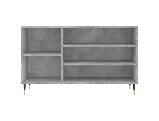 VIDAXL - Armoire à chaussures gris béton 102x36x60 cm bois d'ingénier...