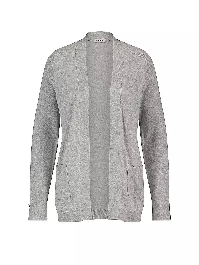 GERRY WEBER Strickjacke silber