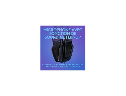 LOGITECH - Webcam + micro casque Casque gaming - léger - g - g335 filaire - noir certifié dis...
