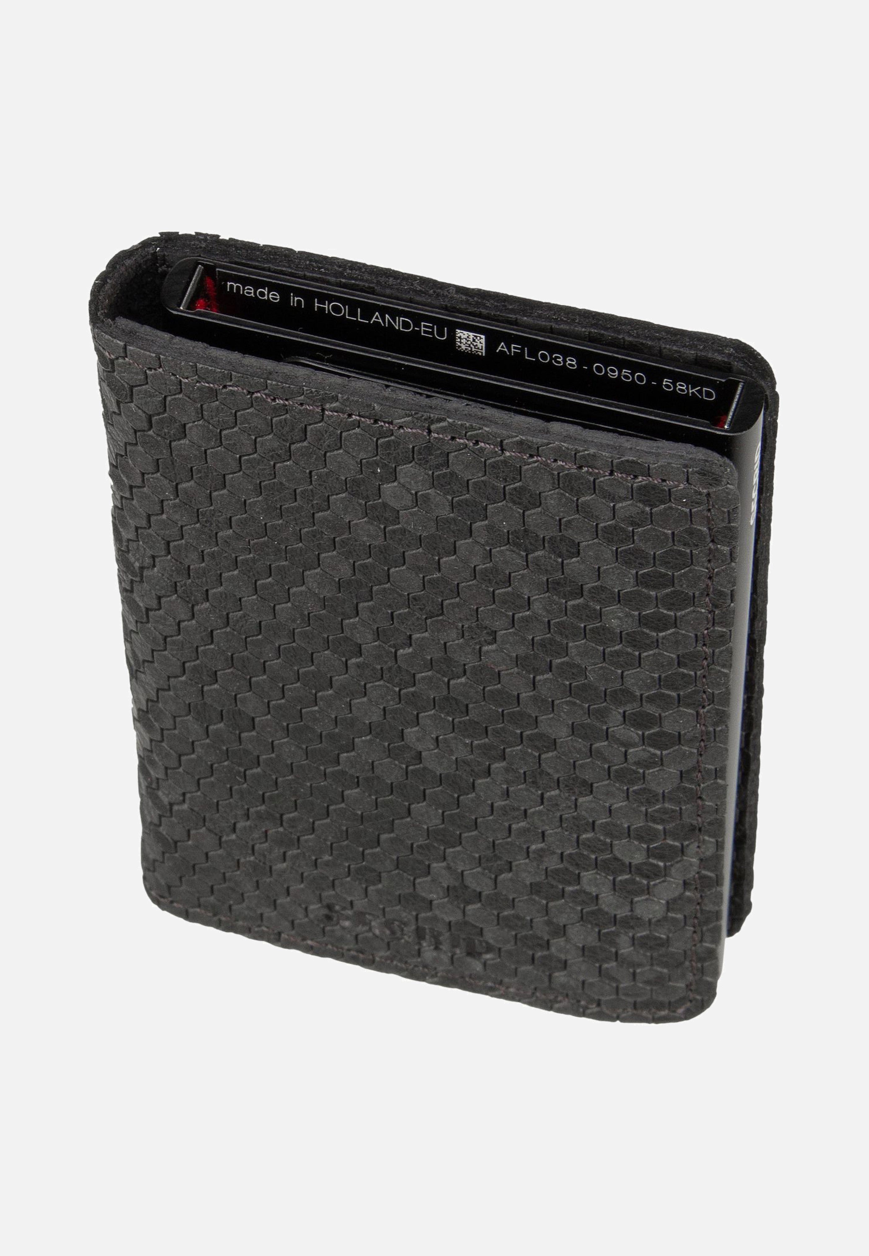 Slimwallet Hexagon Black - Portemonnaie