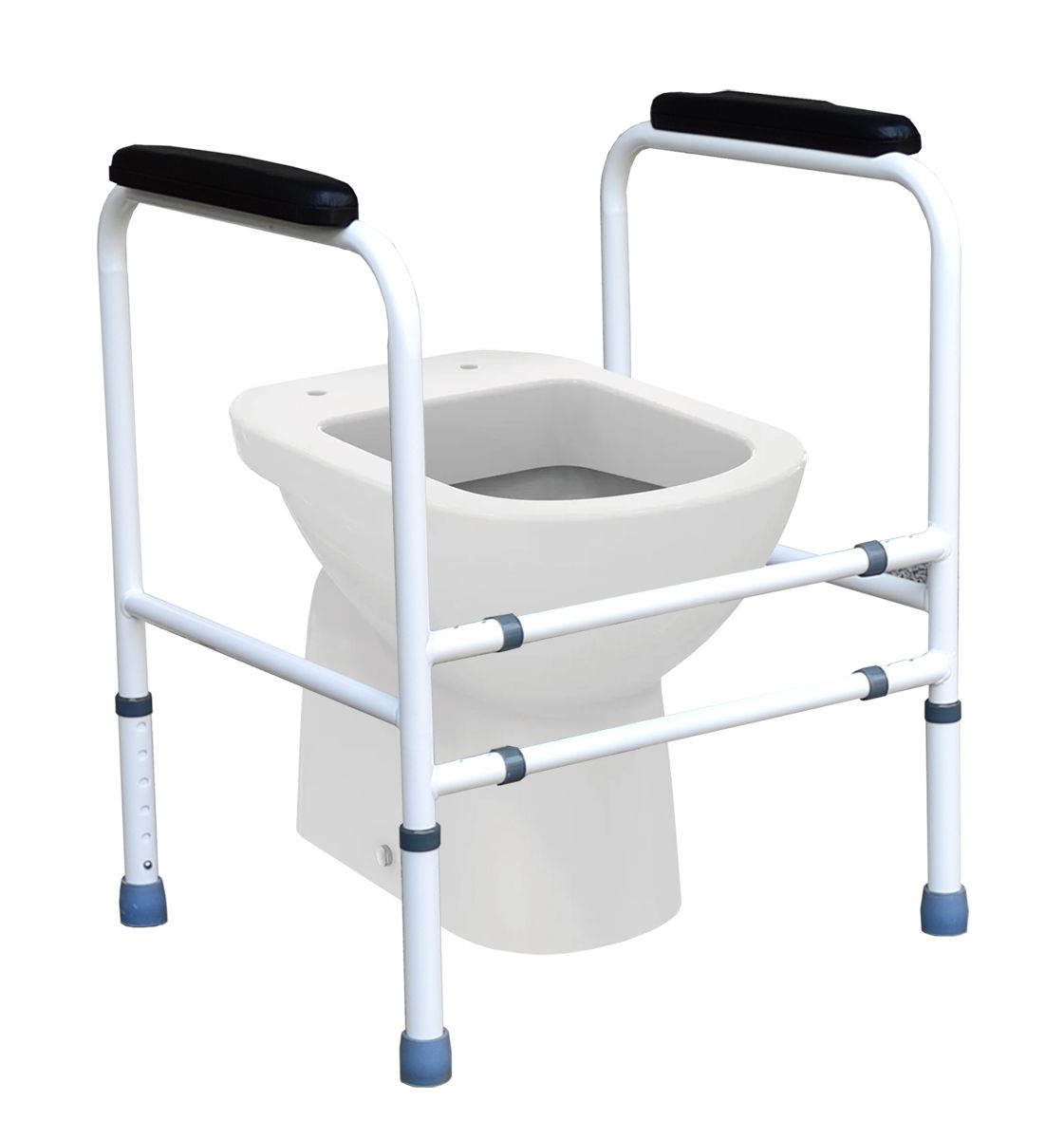 Ausilium Armlehnen WC Höhenverstellbarer Toilettengriff, für jede Toilette geeignet