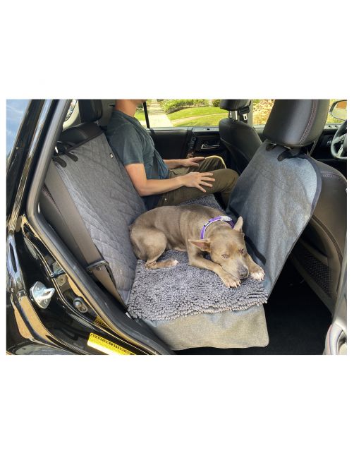 Dgs Honden Autostoelhoes Grijs - Hondenautoaccessoire