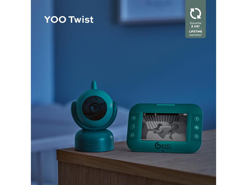 Babymoov Babyphone YOO TWIST mit Kamera Babyphone mit 360° drehbarer und neigbarer Kamera