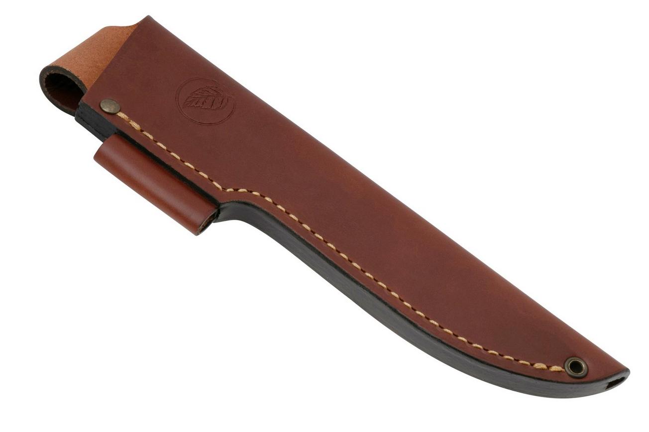Casström No. 14 Sheath 13041 Cognac, foedraal with Fire Steel Holder