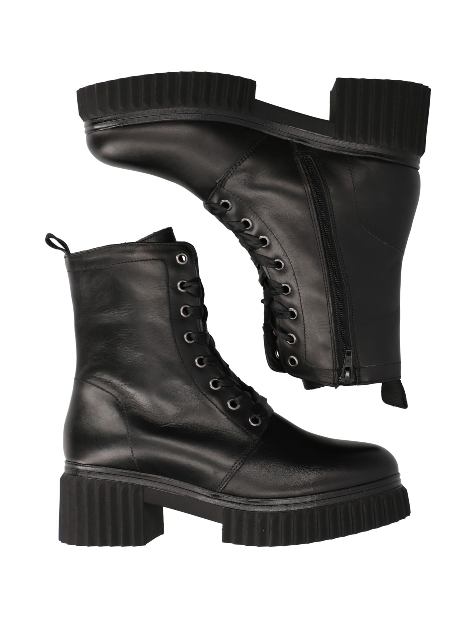 Glattleder Schnürboot