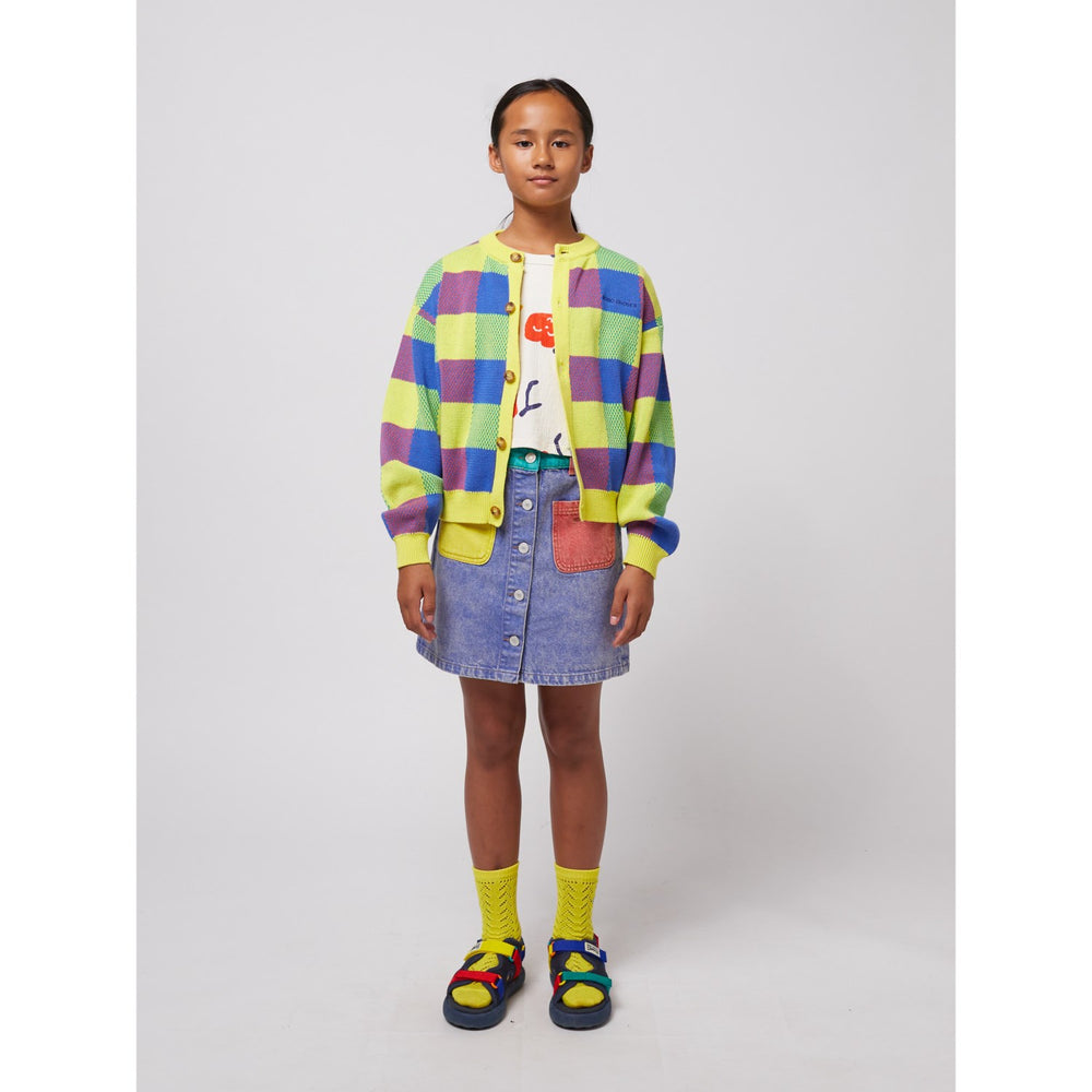 Køb Bobo Choses Multicolor Multicolor Vichy Jacquard Cardigan